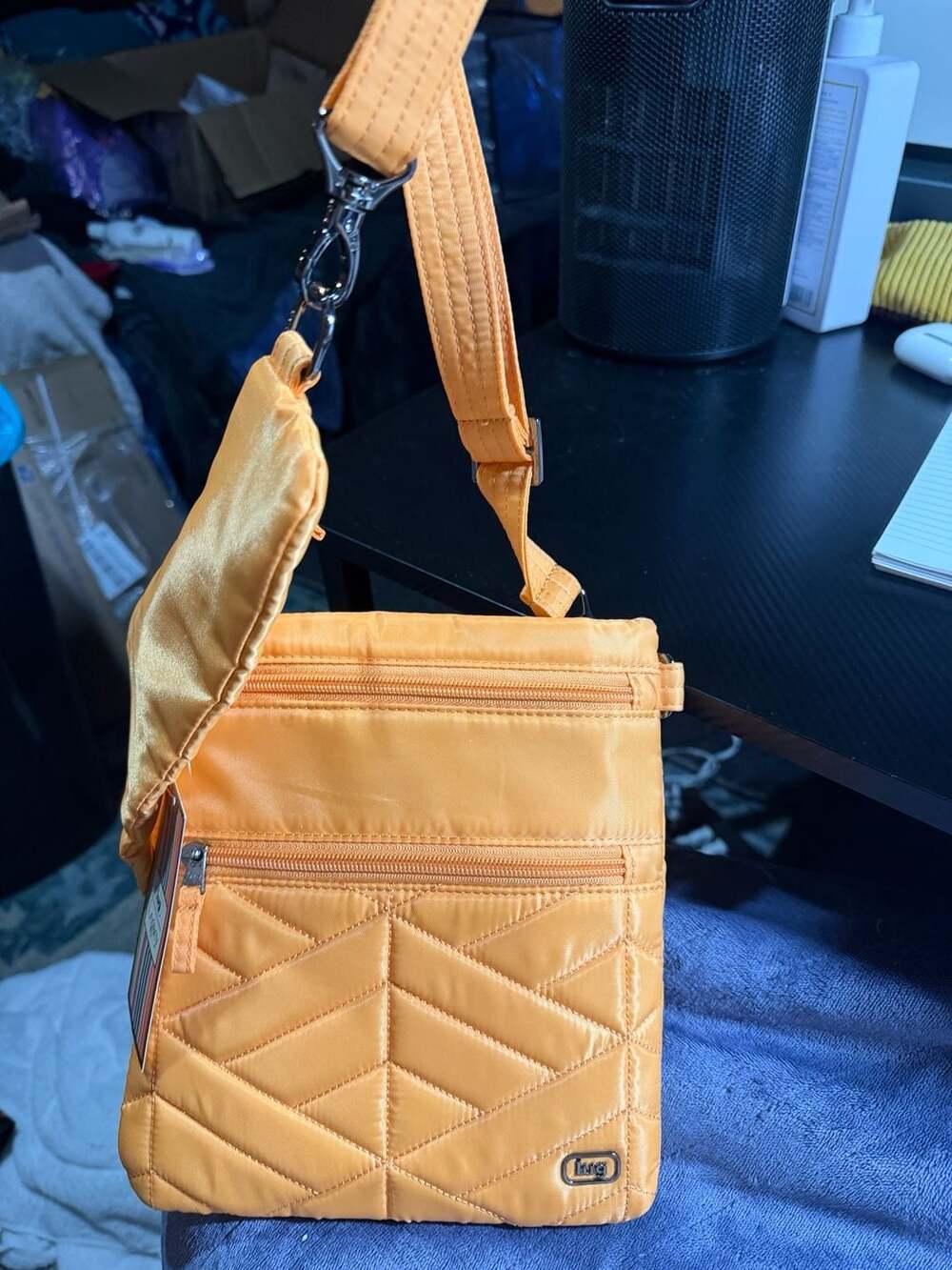 Lug Legacy Skipper Crossbody Bag Peach Sorbet